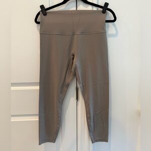 Lululemon Align No Line High-Rise 25" Size 10 Warm Ash Grey